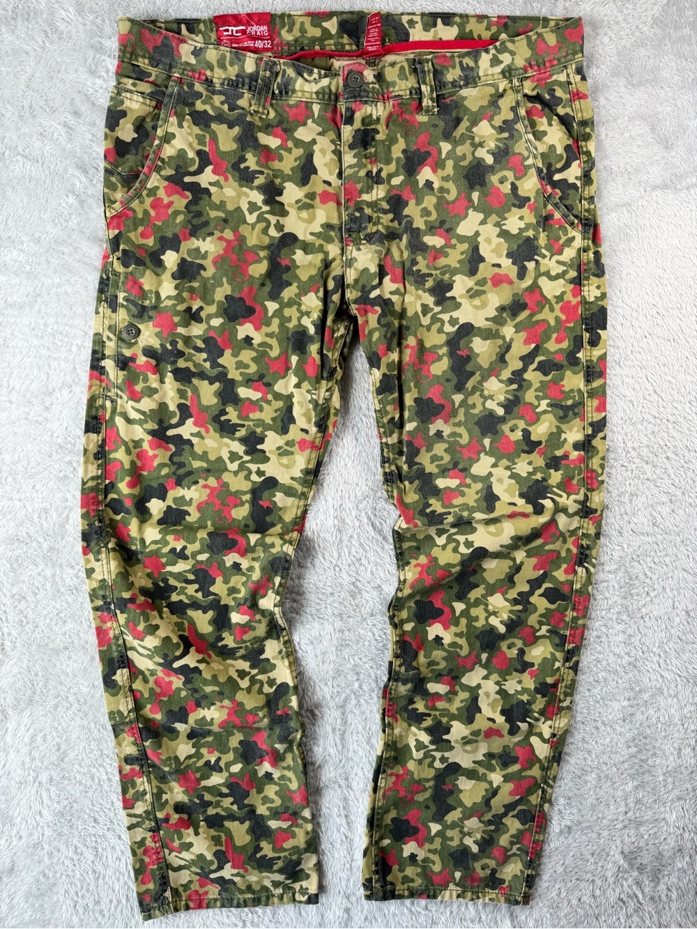 Jordan Craig Camo Pants 40x32 Military Streetwear Tapered Fit